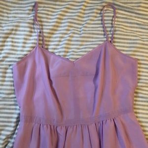 J Crew Pink Satin Strappy Dress